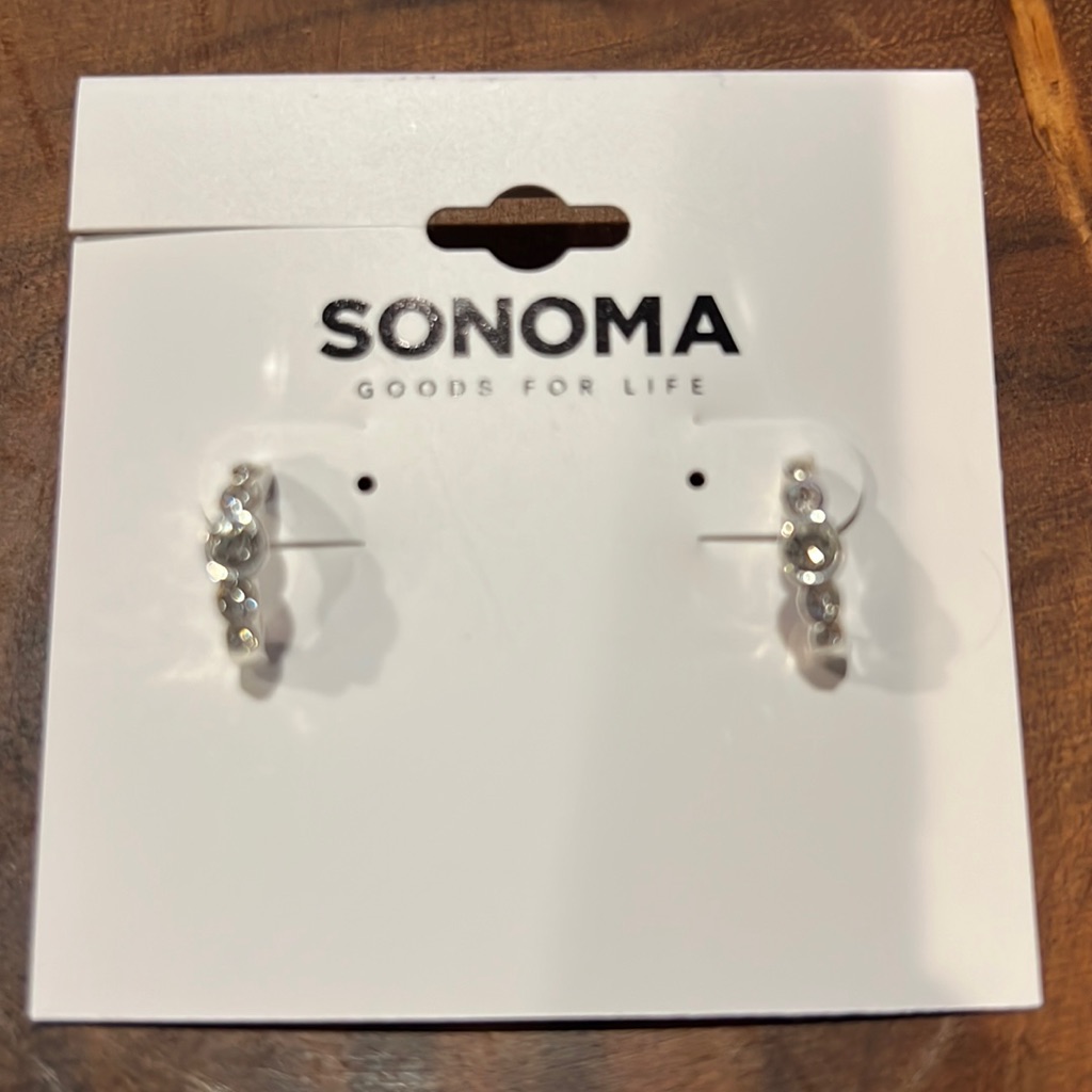 3/$18 Sonoma Dainty Hoop Earrings- New - Lot 641